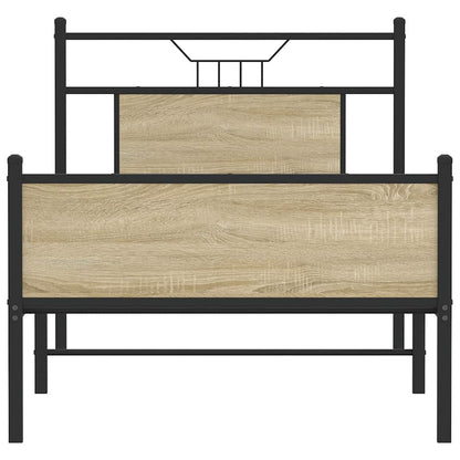 Giroletto senza Materasso Rovere Sonoma 75x190 cm in Truciolato