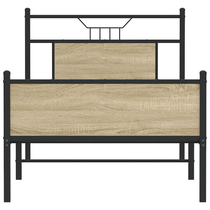 Giroletto senza Materasso Rovere Sonoma 80x200 cm in Truciolato