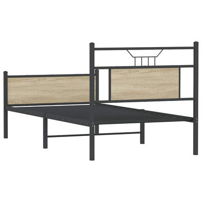 Giroletto senza Materasso Rovere Sonoma 80x200 cm in Truciolato