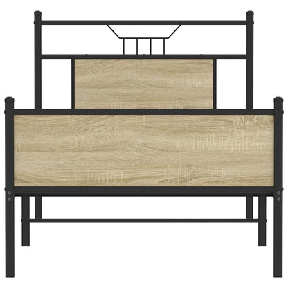 Giroletto senza Materasso Rovere Sonoma 90x200 cm in Truciolato