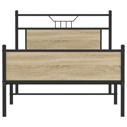 Giroletto senza Materasso Rovere Sonoma 100x190cm in Truciolato