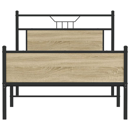 Giroletto senza Materasso Rovere Sonoma 100x200cm in Truciolato