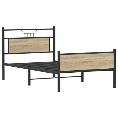 Giroletto senza Materasso Rovere Sonoma 107x203cm in Truciolato