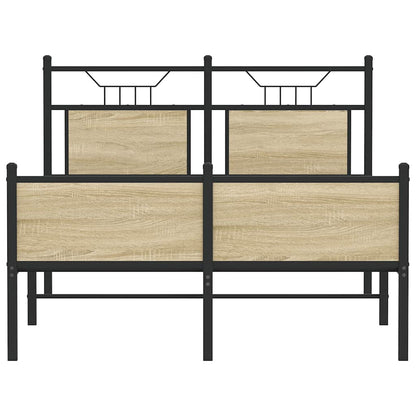 Giroletto senza Materasso Rovere Sonoma 120x190cm in Truciolato