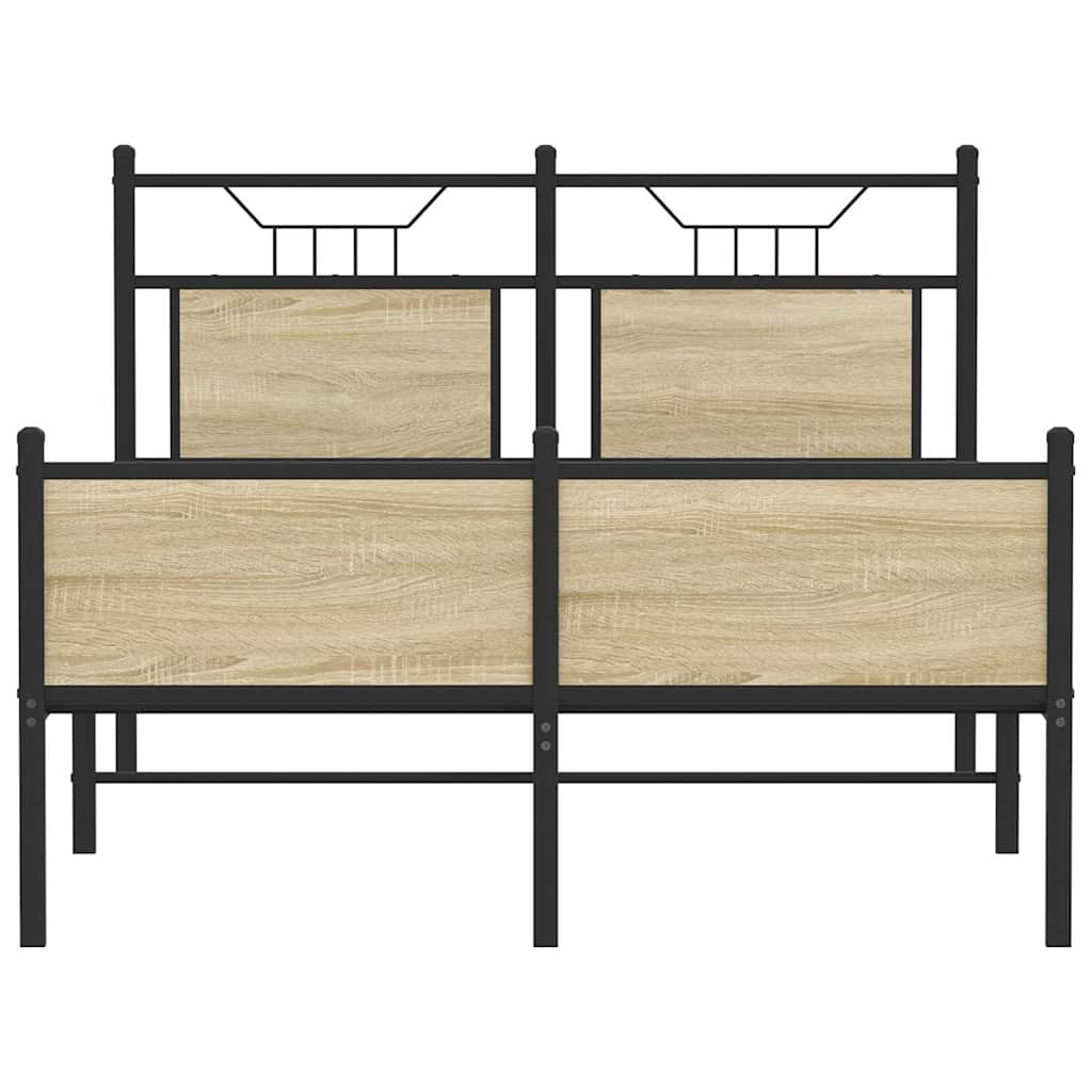 Giroletto senza Materasso Rovere Sonoma 120x200cm in Truciolato