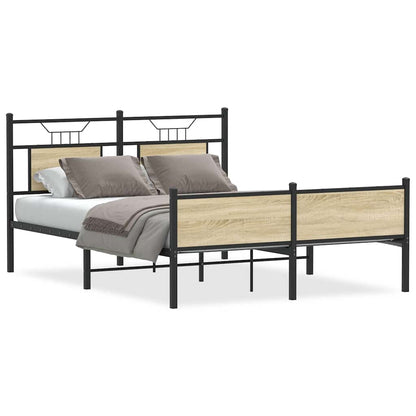 Giroletto senza Materasso Rovere Sonoma 137x190cm in Truciolato