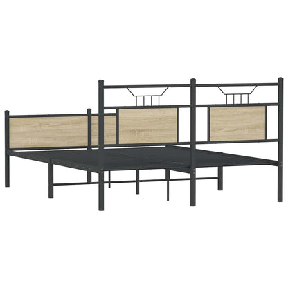Giroletto senza Materasso Rovere Sonoma 137x190cm in Truciolato