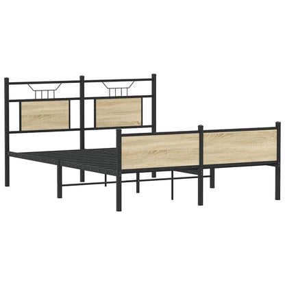Giroletto senza Materasso Rovere Sonoma 140x190cm in Truciolato