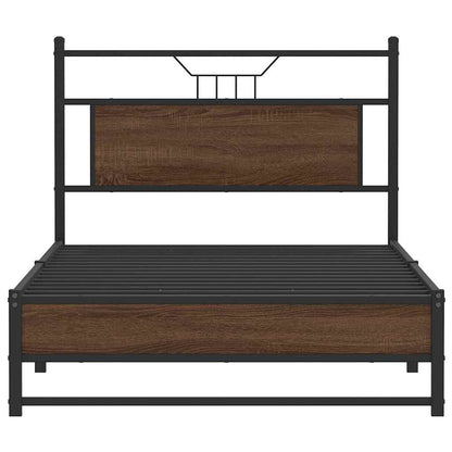 Giroletto senza Materasso Rovere Marrone 107x203 cm Truciolato