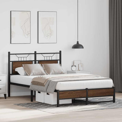 Giroletto senza Materasso Rovere Marrone 120x190 cm Truciolato
