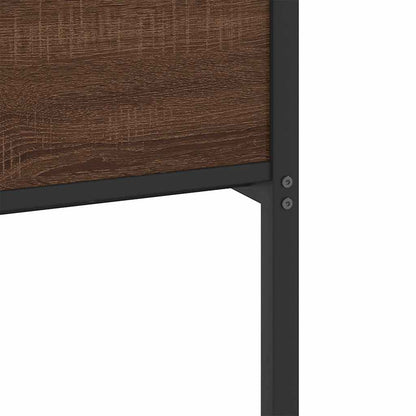 Giroletto senza Materasso Rovere Marrone 75x190cm in Truciolato