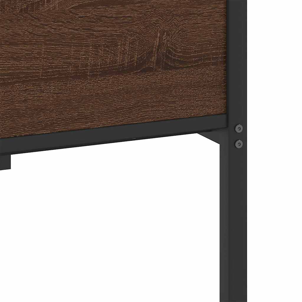 Giroletto senza Materasso Rovere Marrone 100x190 cm Truciolato | homemem39