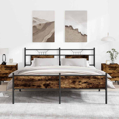 Giroletto senza Materasso Rovere Marrone 100x200 cm Truciolato