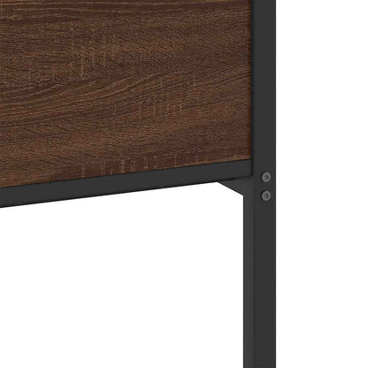 Giroletto senza Materasso Rovere Marrone 120x190 cm Truciolato