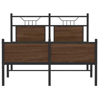 Giroletto senza Materasso Rovere Marrone 120x200 cm Truciolato | homemem39