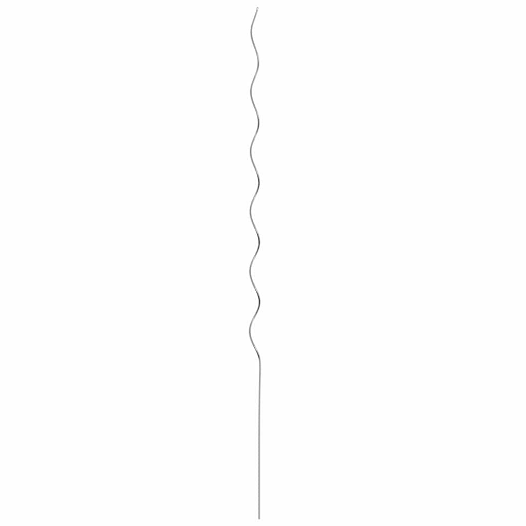 Supporto per piante 50 pcs Argento 150 x 0,6 x 0,6 cm Acciaio | homemem39