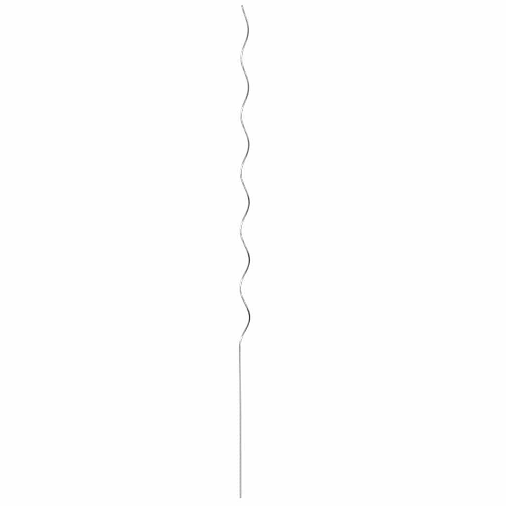 Supporto per piante 50 pcs Argento 150 x 0,6 x 0,6 cm Acciaio | homemem39