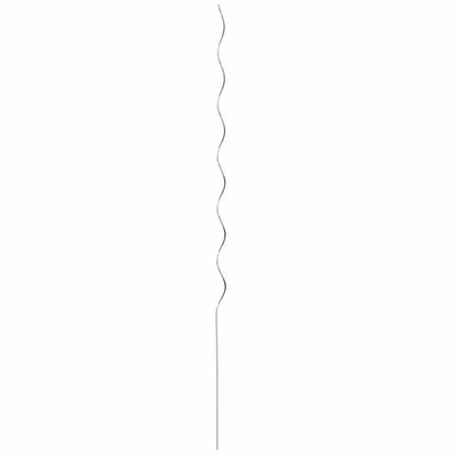 Supporto per piante 50 pcs Argento 150 x 0,6 x 0,6 cm Acciaio | homemem39