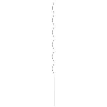 Supporto per piante 50 pcs Argento 150 x 0,6 x 0,6 cm Acciaio