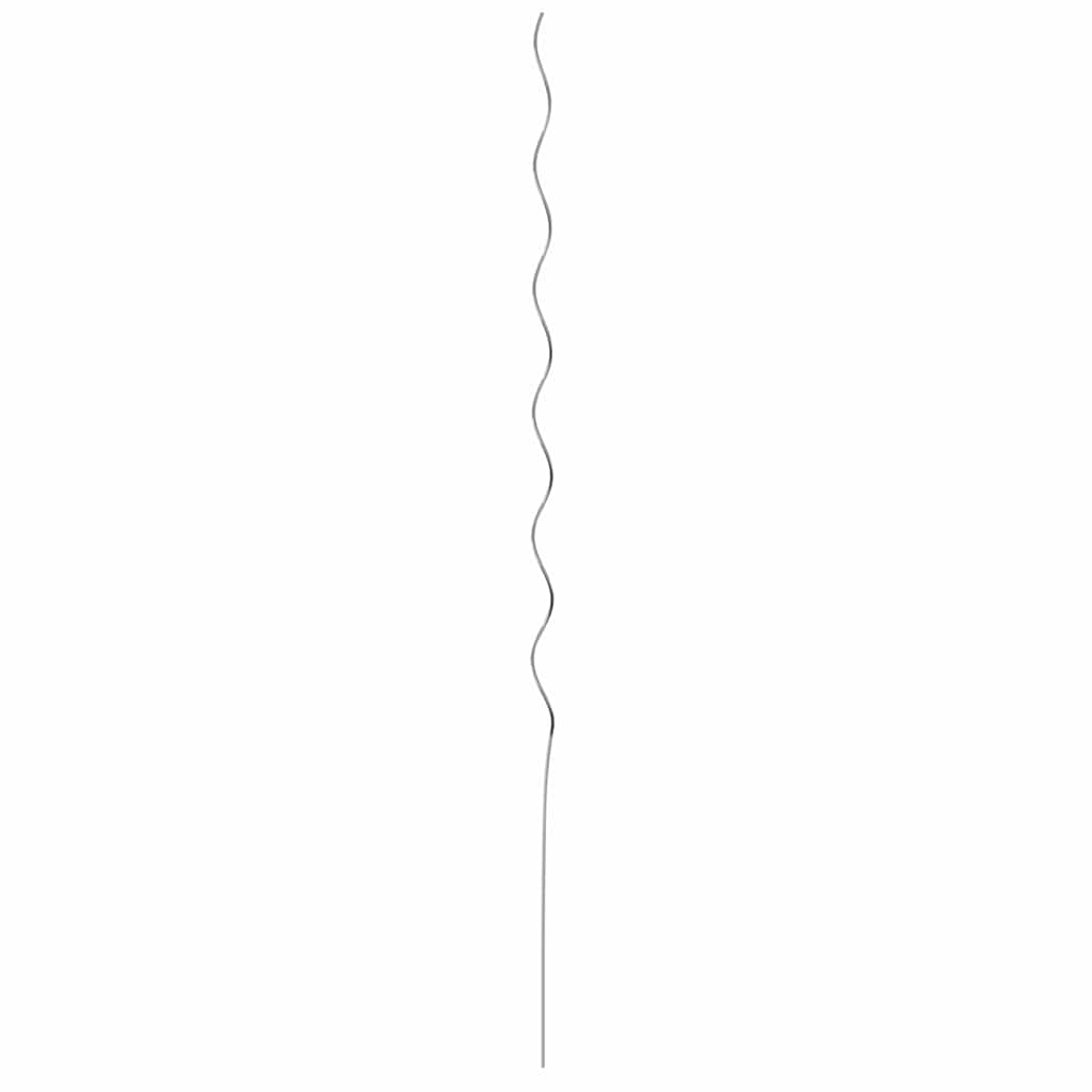 Supporto per piante 50 pcs Argento 150 x 0,6 x 0,6 cm Acciaio | homemem39