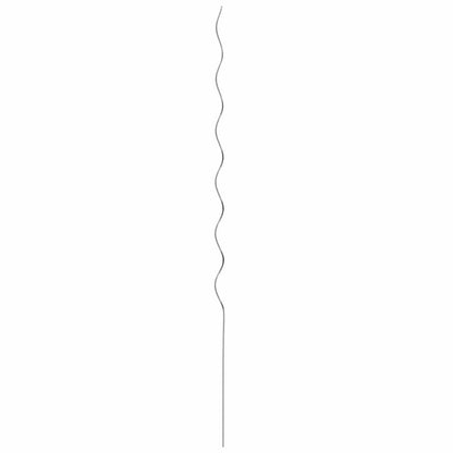 Supporto per piante 20 pcs Argento 150 x 0,6 x 0,6 cm Acciaio