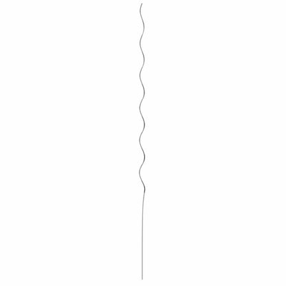 Supporto per piante 20 pcs Argento 150 x 0,6 x 0,6 cm Acciaio | homemem39