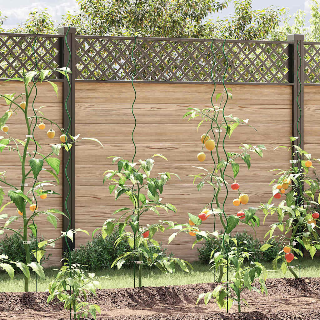 Supporto per piante 50 pcs Verde 110 x 0.6 x 0.6 cm Acciaio