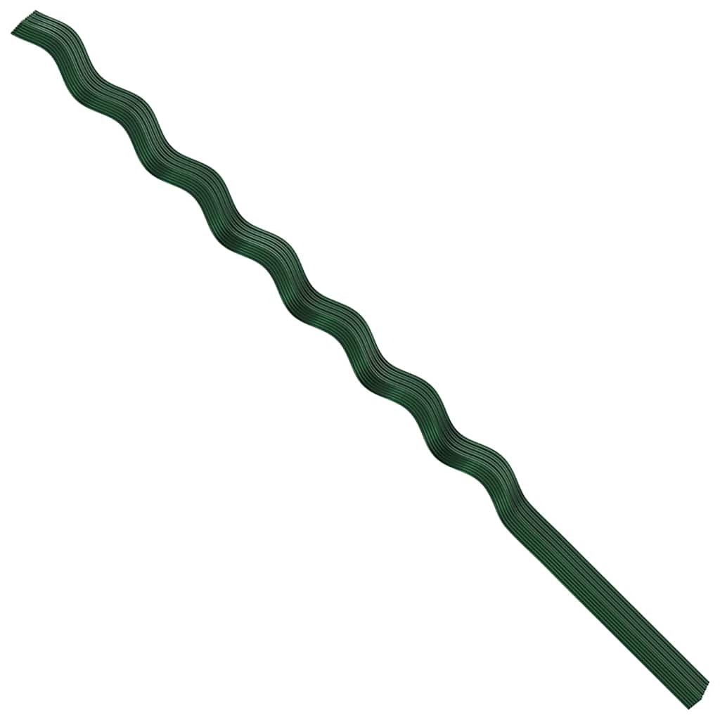 Supporto per piante 50 pcs Verde 110 x 0.6 x 0.6 cm Acciaio