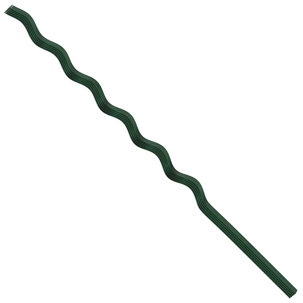Supporto per piante 20 pcs Verde 150 x 0,6 x 0,6 cm Acciaio | homemem39