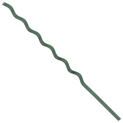 Supporto per piante 5 pcs Verde 150 x 0,6 x 0,6 cm Acciaio