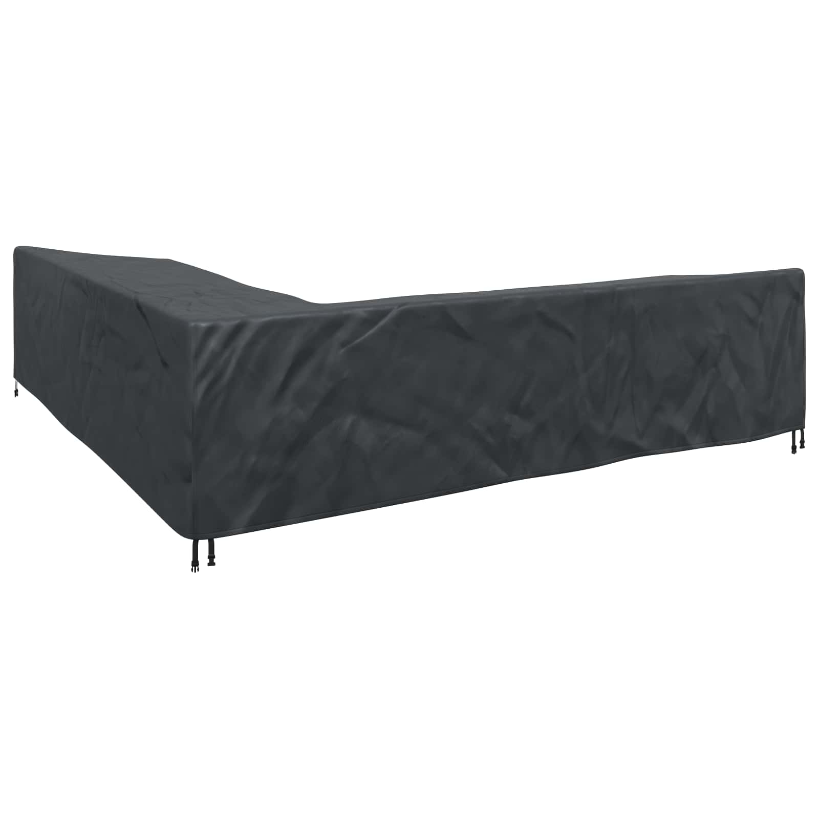 Copertura per mobili Nero 325 x 325 x 80 cm Tessuto Oxford 210D | homemem39