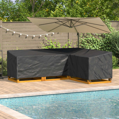 Copertura per mobili Nero 260 x 210 x 80 cm Tessuto Oxford 210D | homemem39