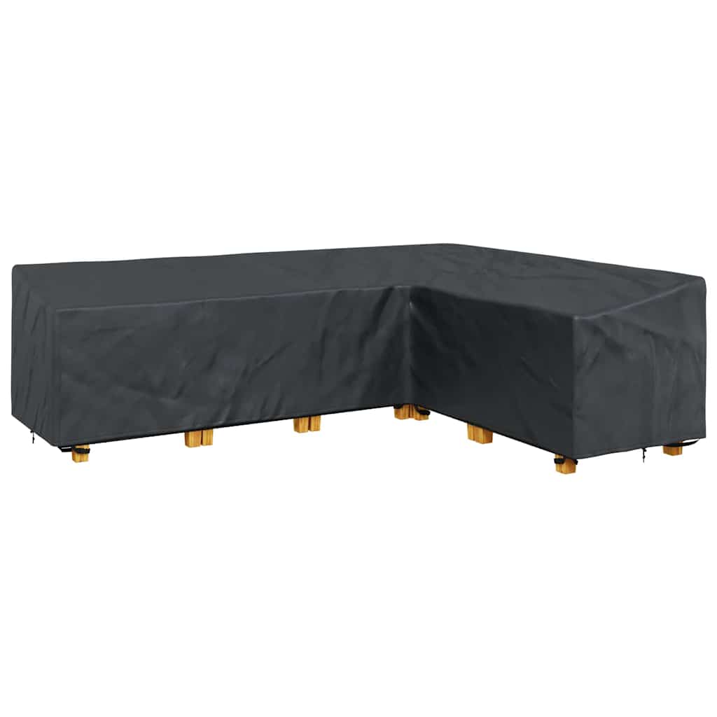 Copertura per mobili Nero 286 x 222 x 80 cm Tessuto Oxford 210D | homemem39