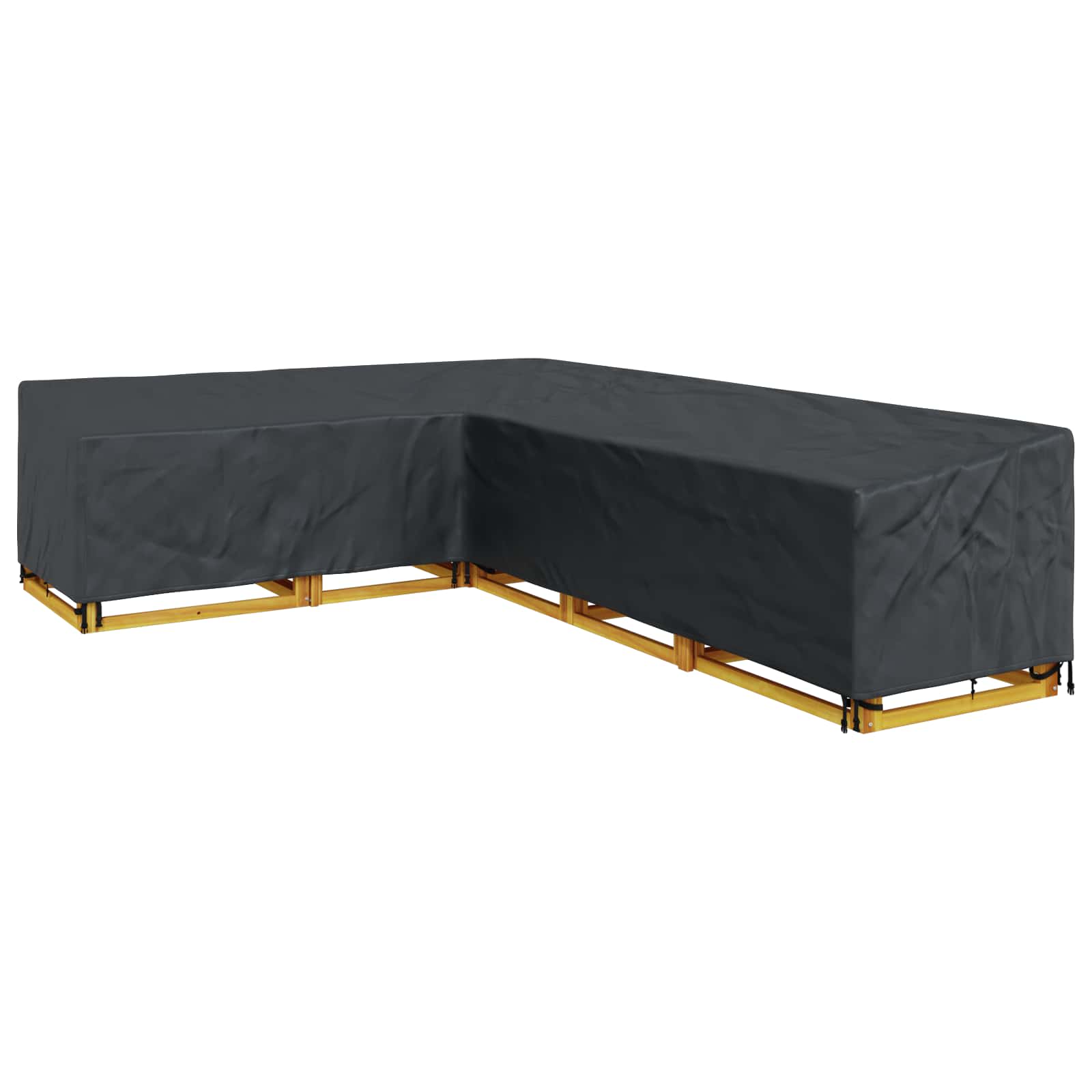 Copertura per mobili Nero 355 x 275 x 80 cm Tessuto Oxford 210D | homemem39
