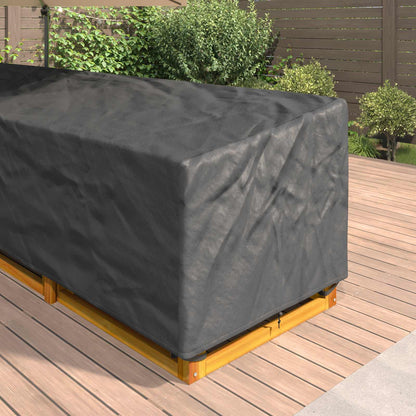 Copertura per mobili Nero 355 x 275 x 80 cm Tessuto Oxford 420D | homemem39