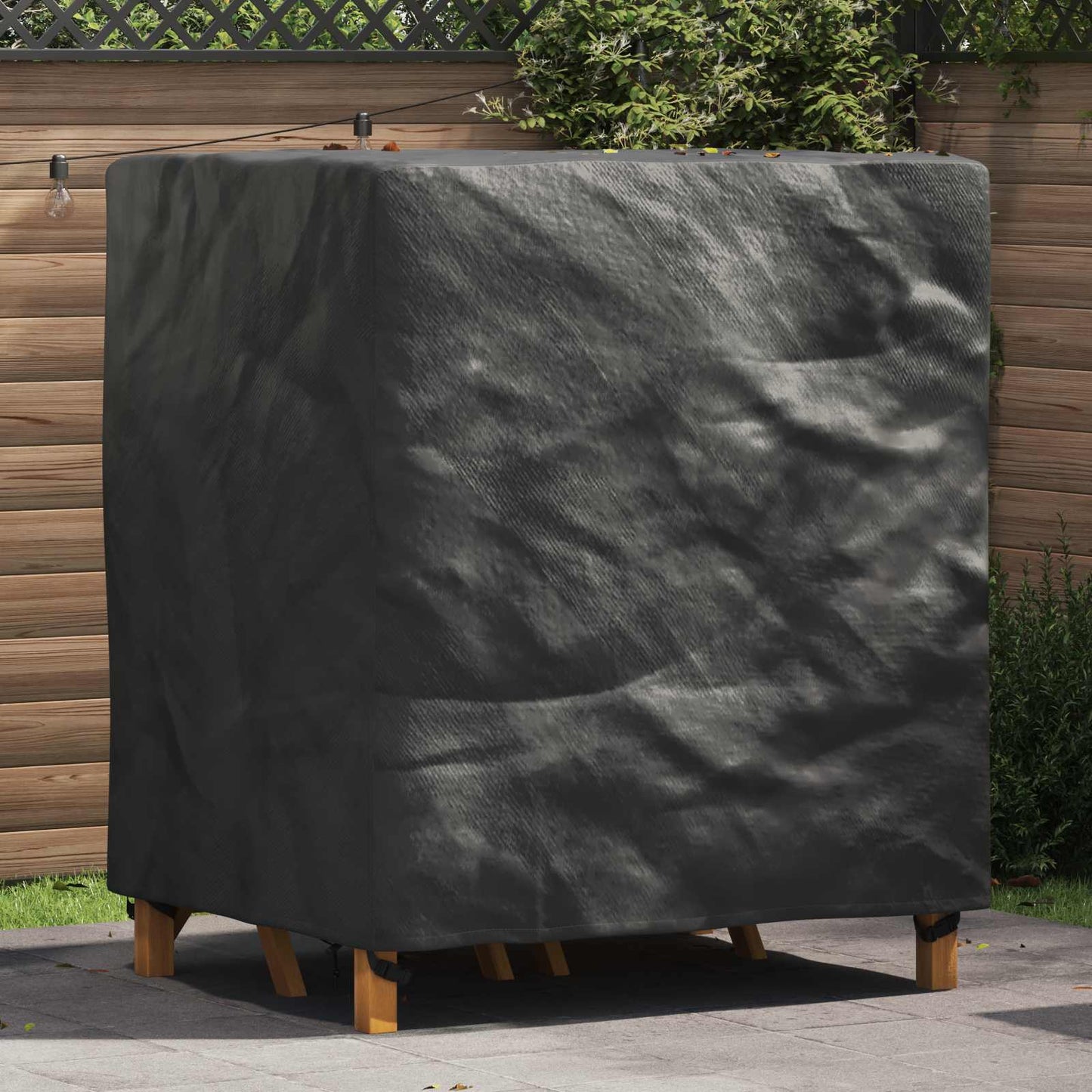 Copertura per mobili Tinta unita Nero 116 x 100 x 120 cm 210D | homemem39