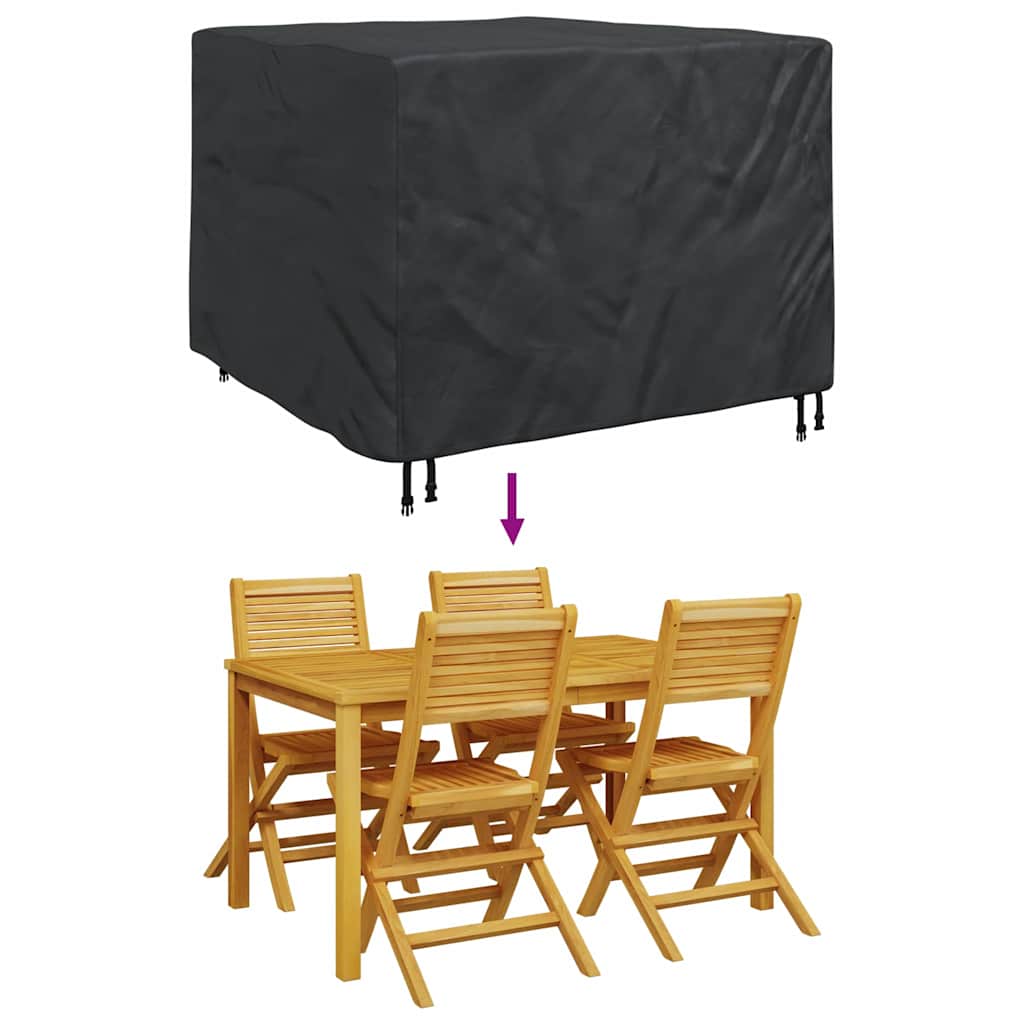Copertura per mobili Nero 135 x 135 x 90 cm tessuto Oxford 420D | homemem39