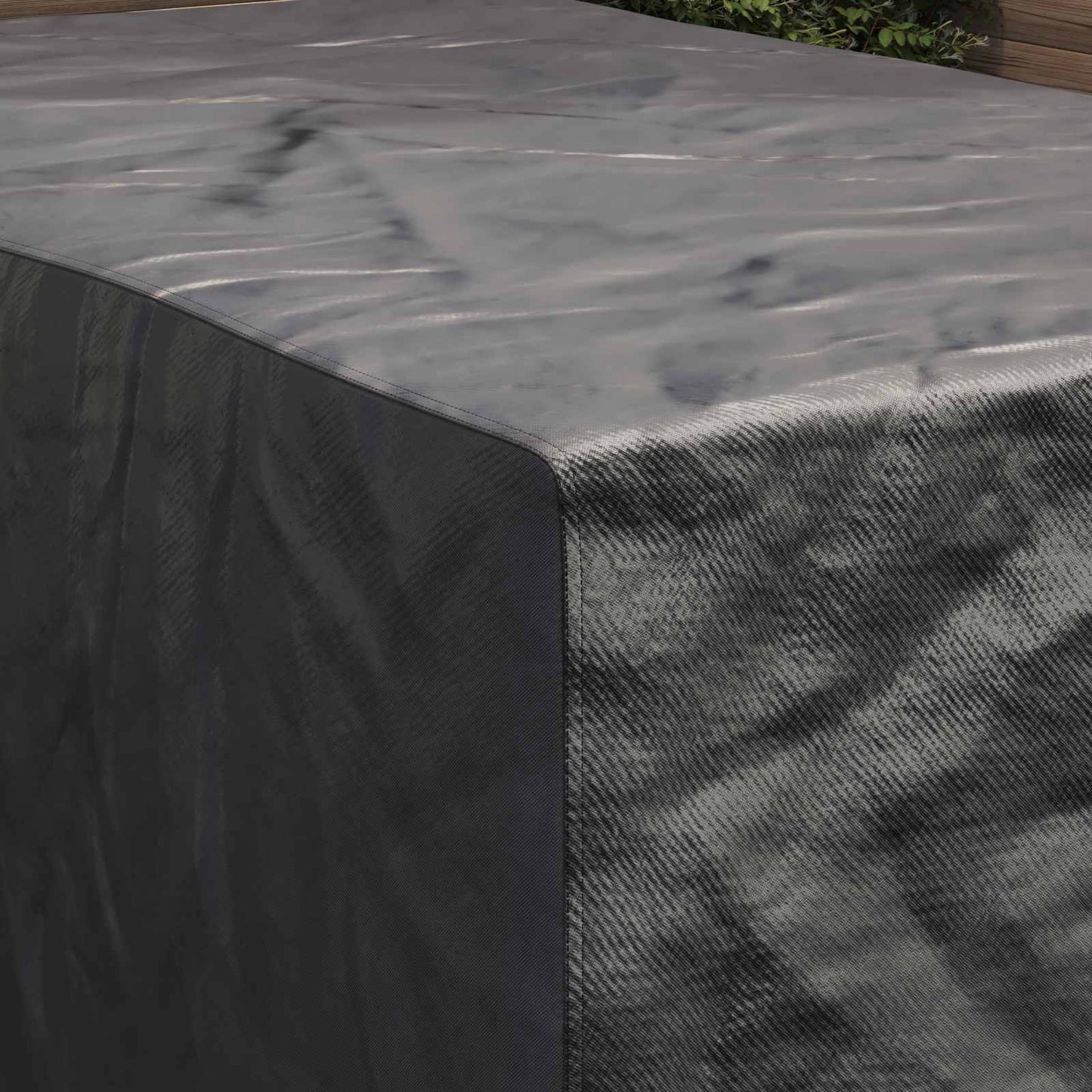Copertura per mobili Tinta unita Nero 143 x 225 x 90 cm 420D | homemem39