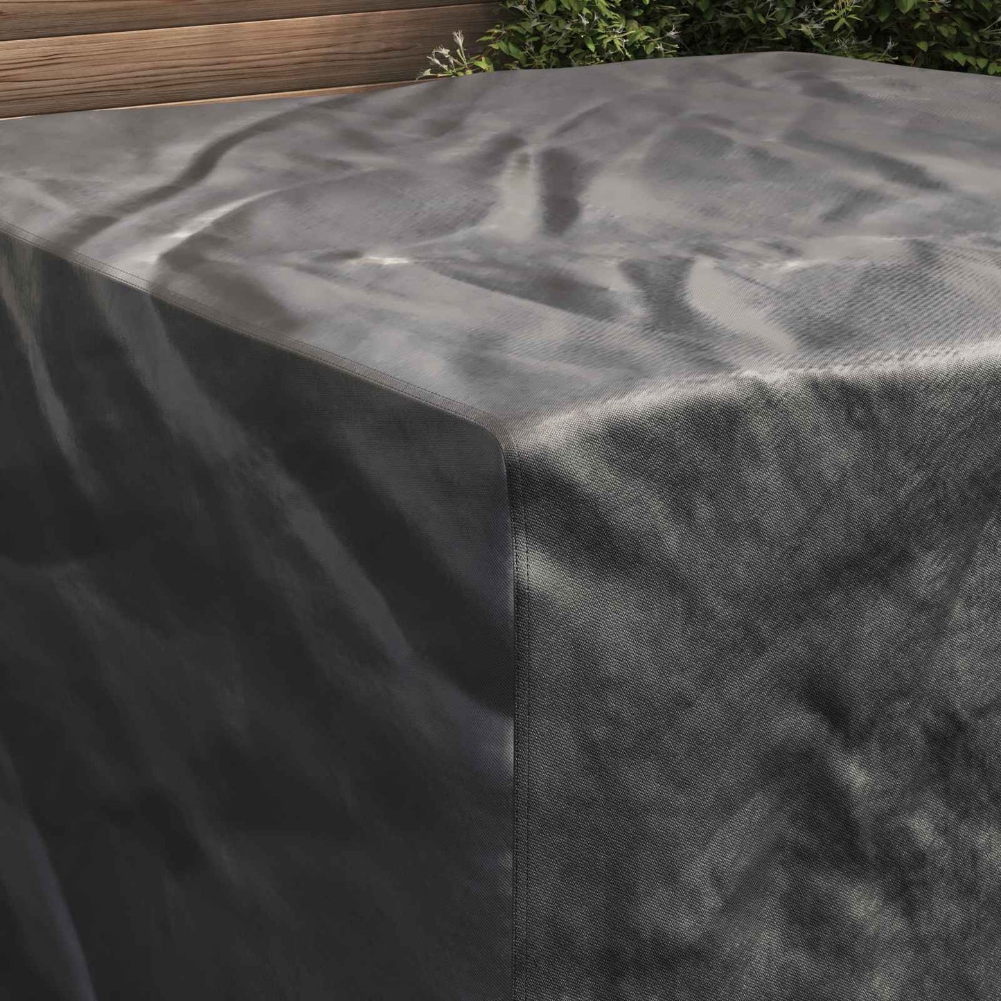 Copertura per mobili Tinta unita Nero 150 x 150 x 75 cm 210D | homemem39