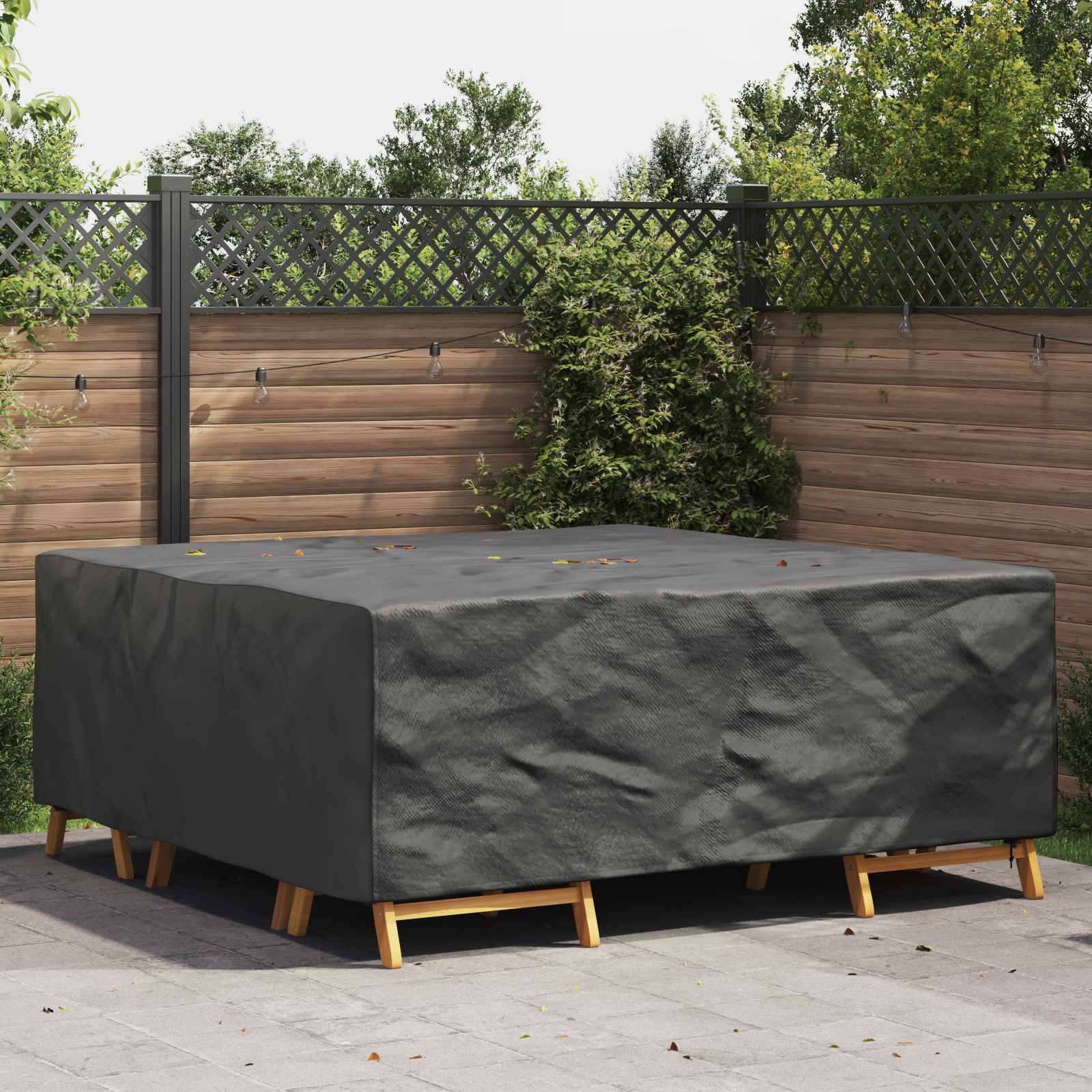 Copertura per mobili Tinta unita Nero 210 x 200 x 70 cm 420D | homemem39