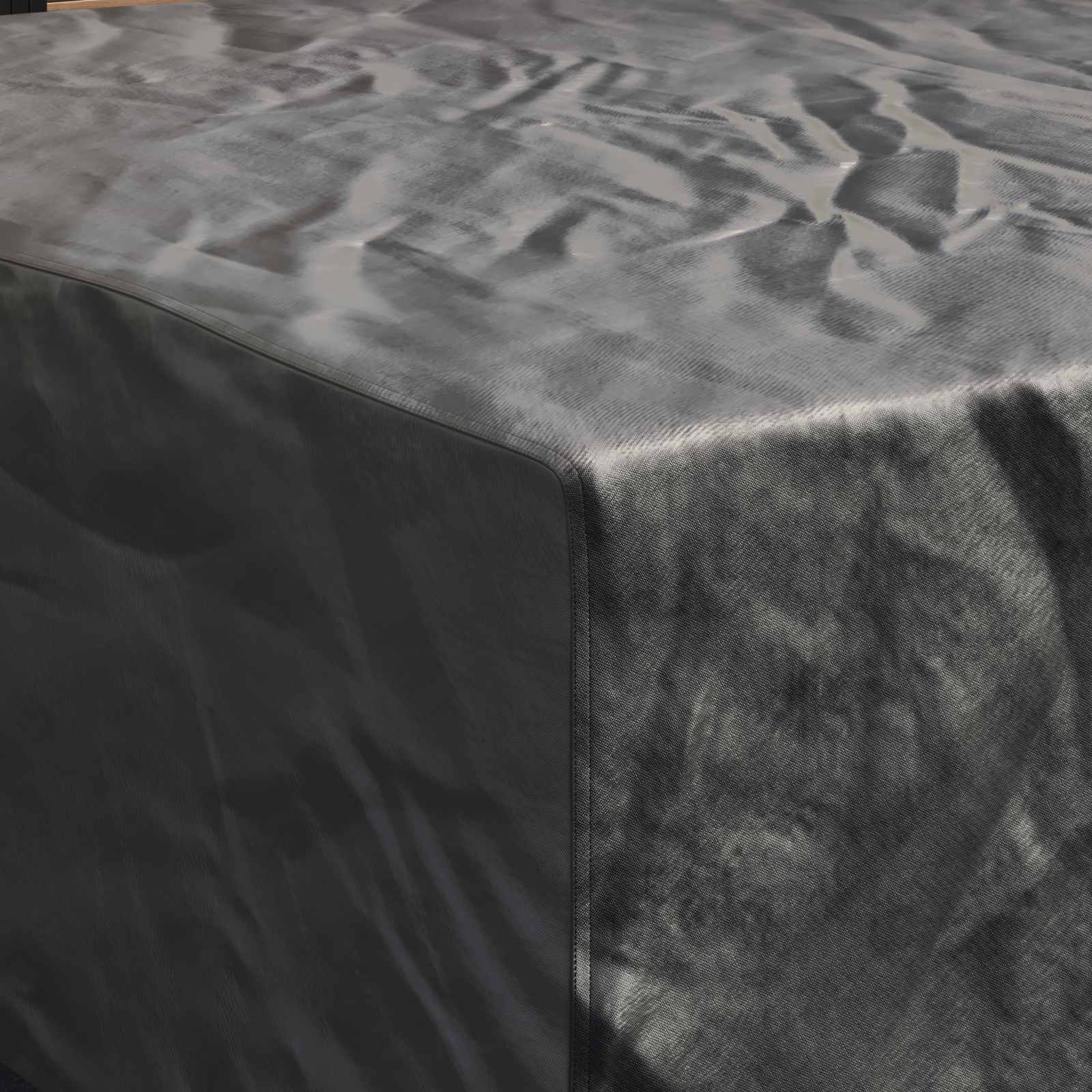 Copertura per mobili Tinta unita Nero 220 x 220 x 70 cm 210D | homemem39