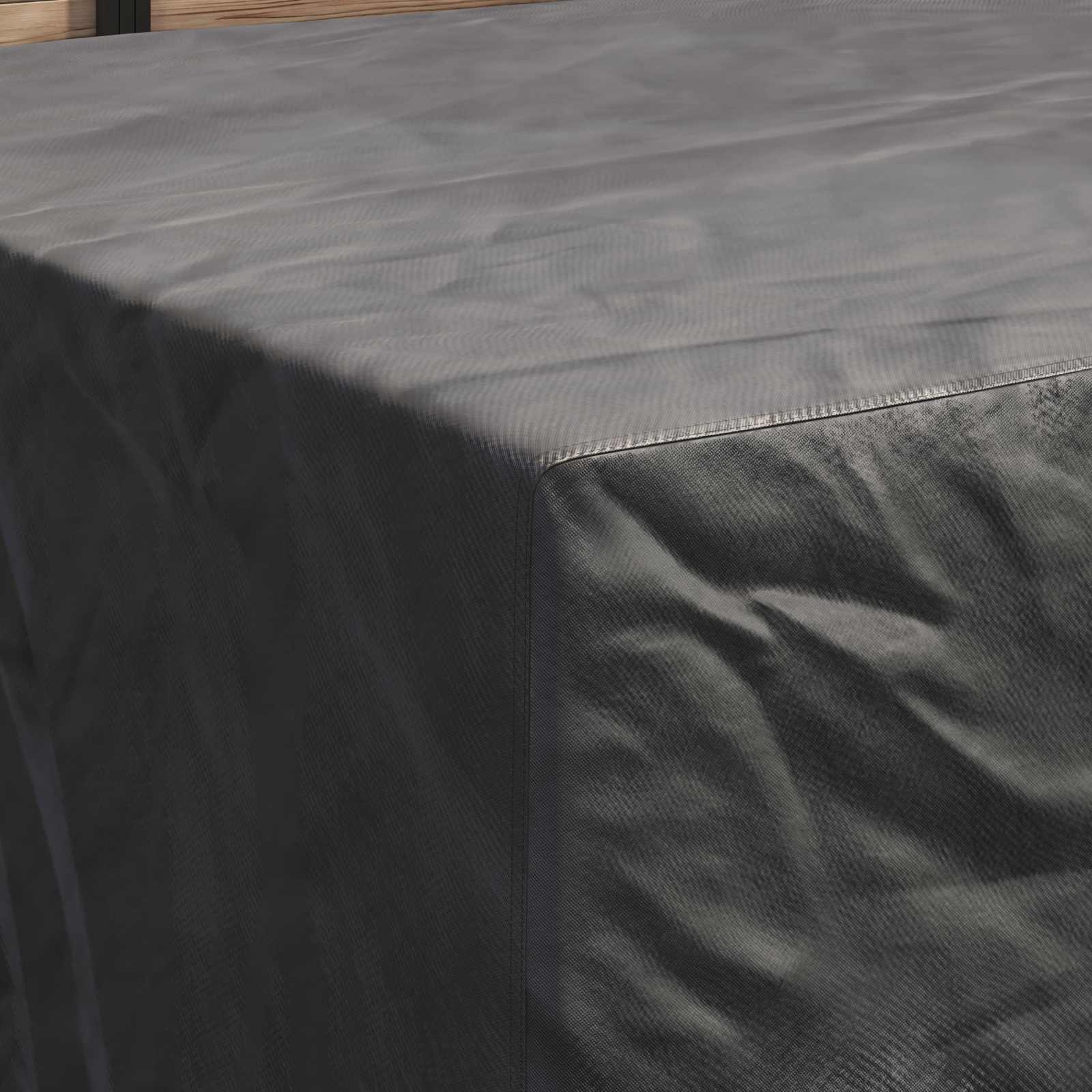 Copertura per mobili Tinta unita Nero 250 x 210 x 70 cm 420D | homemem39