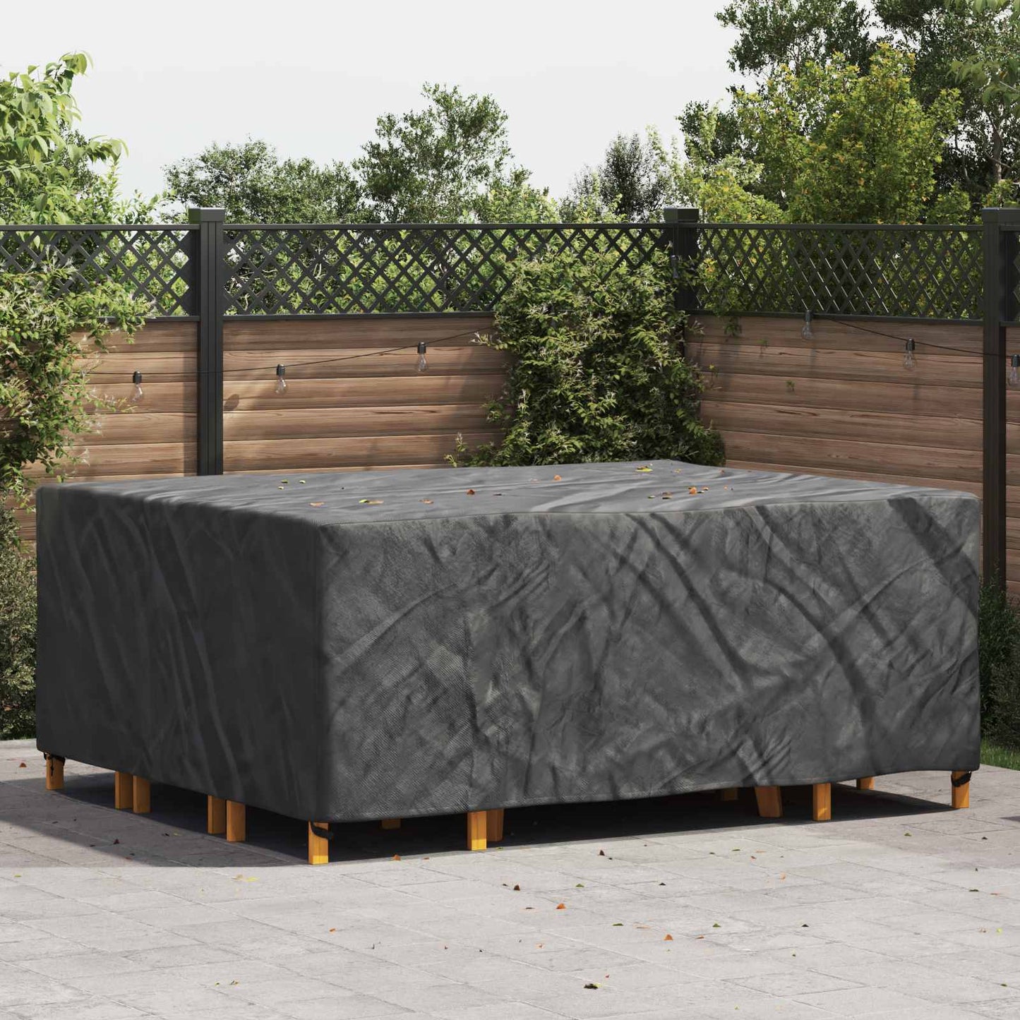 Copertura per mobili Tinta unita Nero 250 x 210 x 70 cm 600D | homemem39