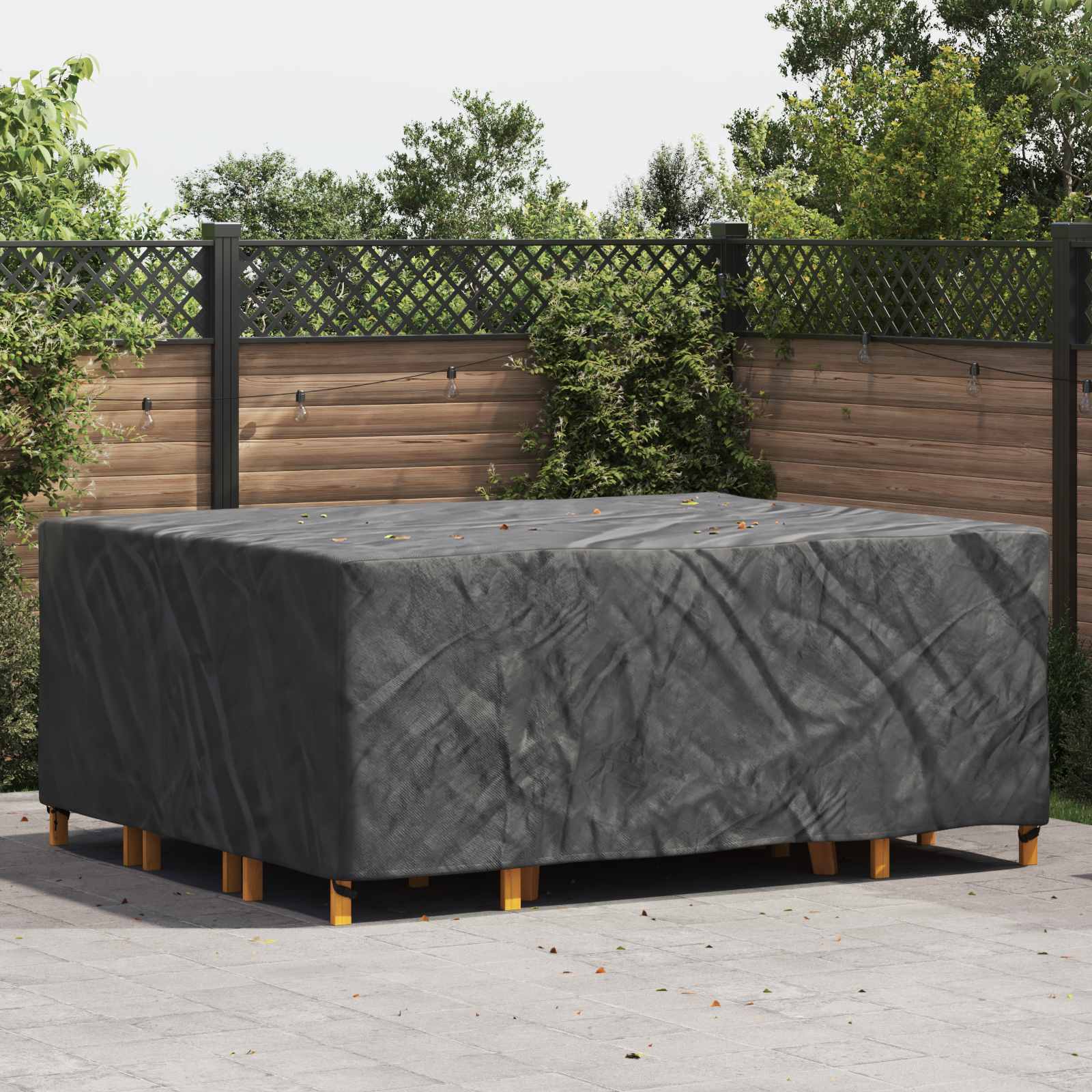 Copertura per mobili Tinta unita Nero 250 x 210 x 90 cm 420D | homemem39