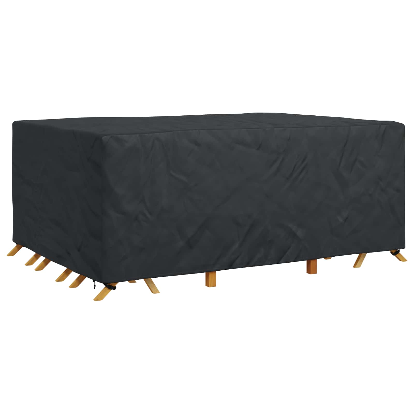 Copertura per mobili Tinta unita Nero 270 x 180 x 90 cm 210D | homemem39