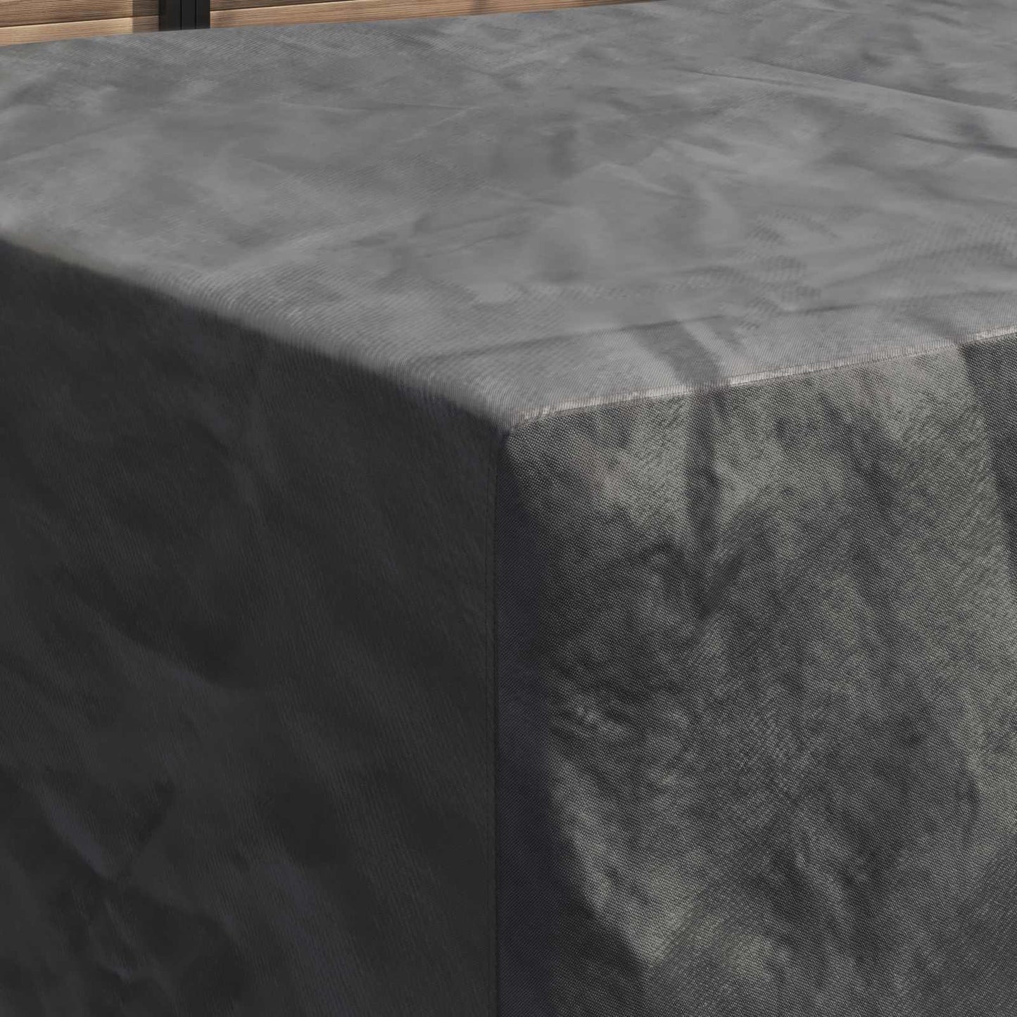 Copertura per mobili Tinta unita Nero 280 x 204 x 106 cm 600D | homemem39