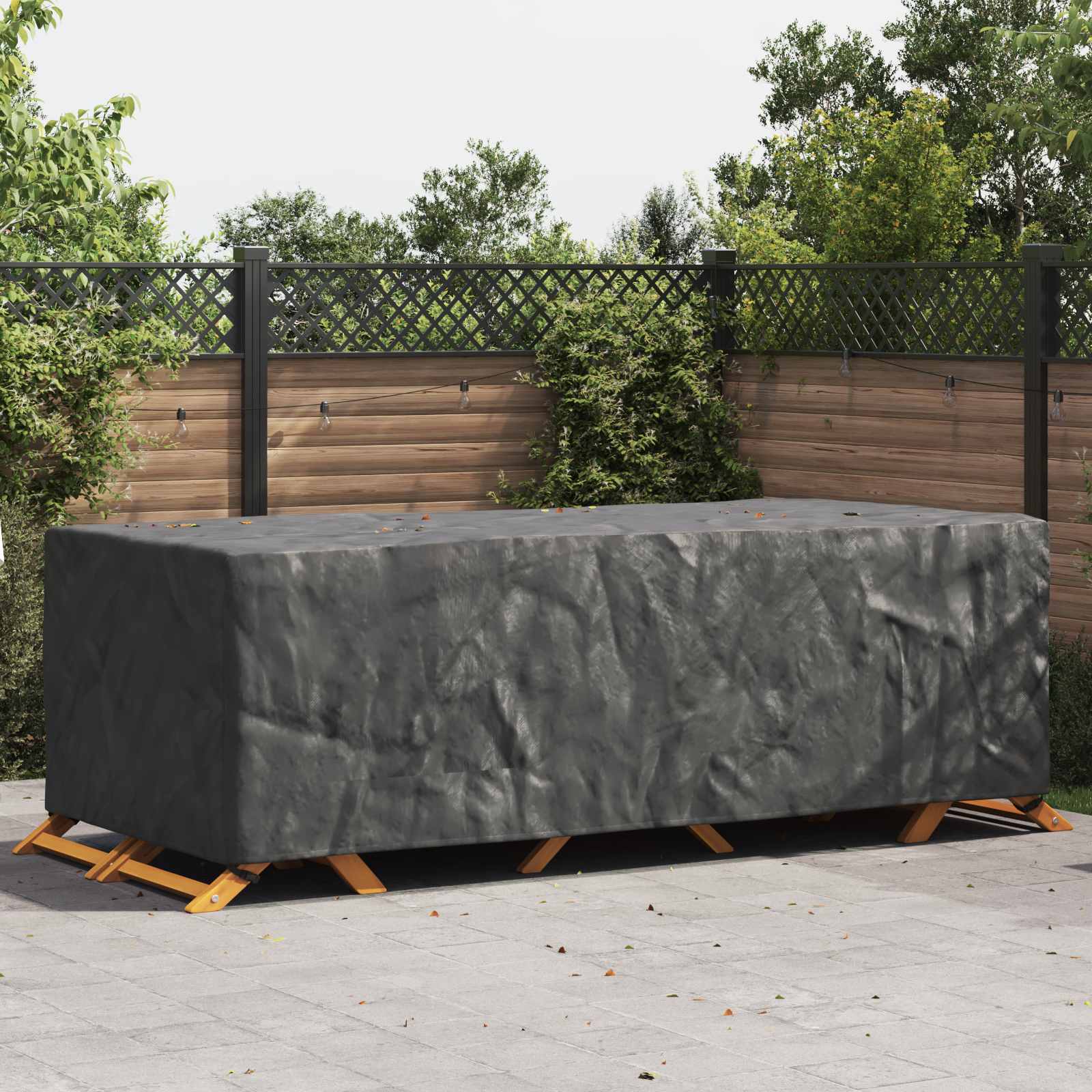 Copertura per mobili Tinta unita Nero 300 x 140 x 90 cm 210D | homemem39