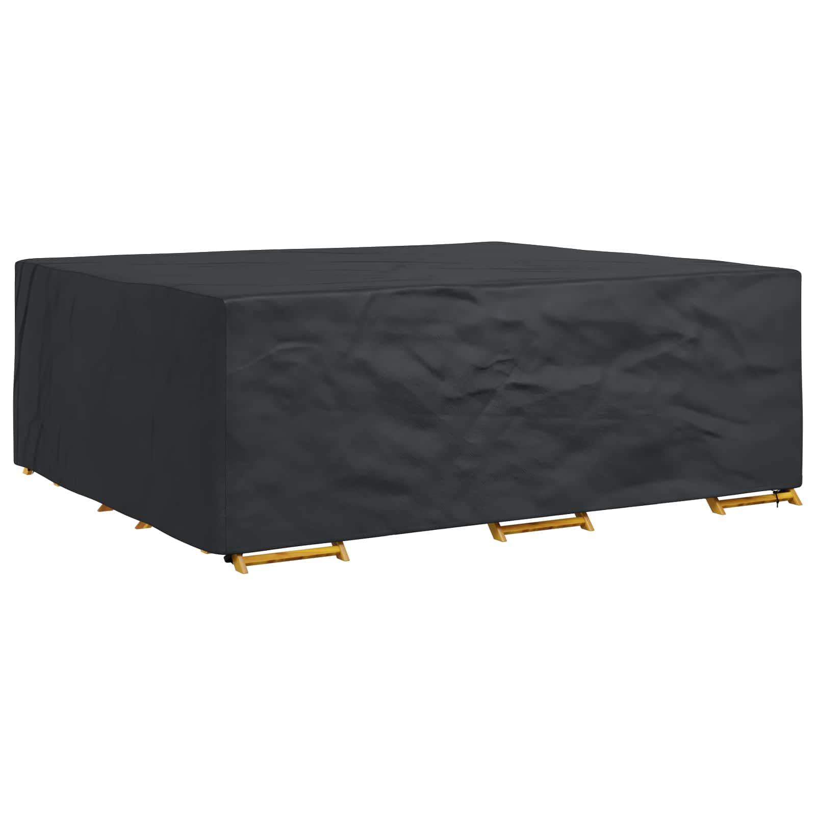 Copertura per mobili Tinta unita Nero 300 x 250 x 70 cm 600D | homemem39