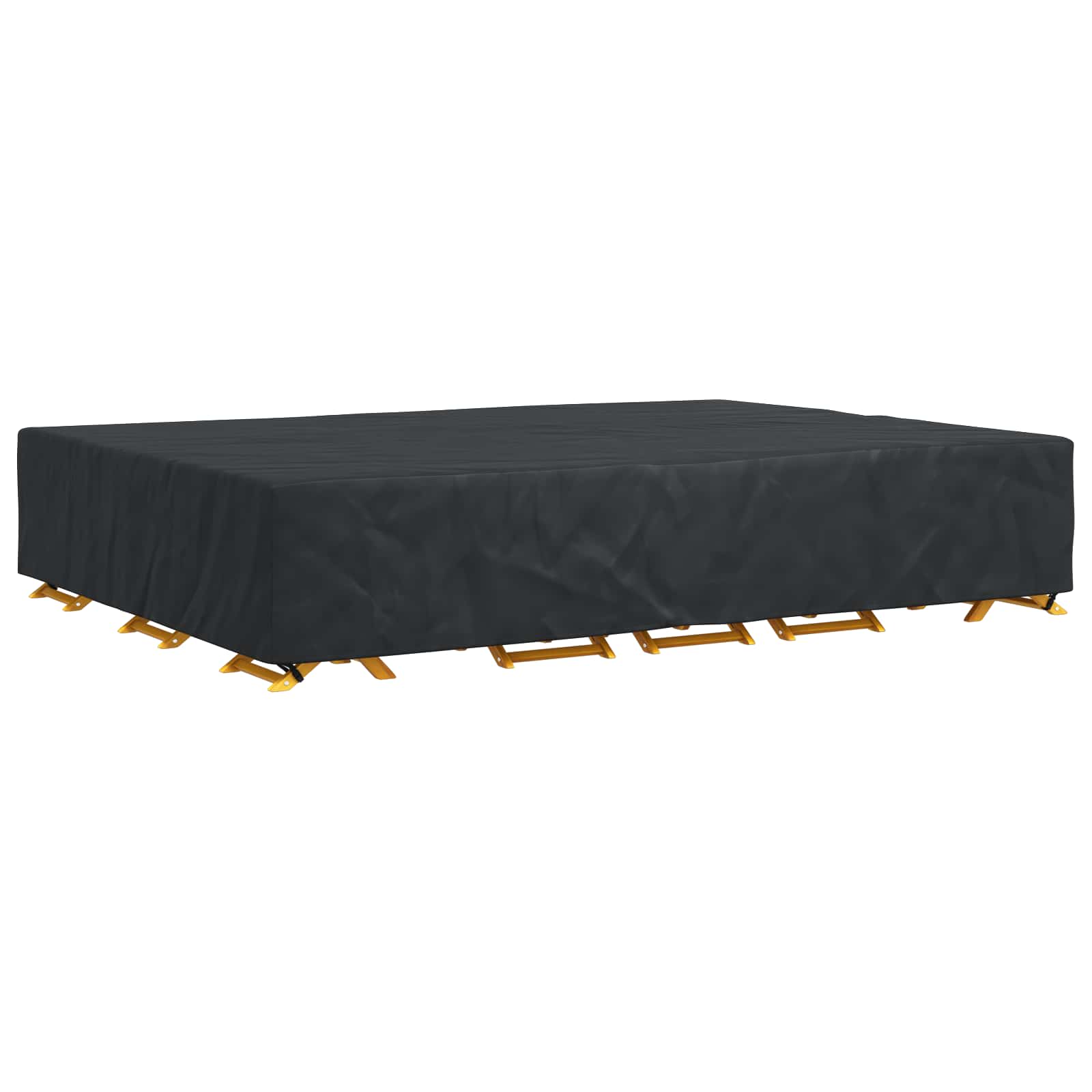 Copertura per mobili Tinta unita Nero 350 x 260 x 90 cm 210D | homemem39