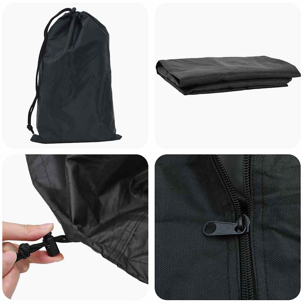 Copertura per portalegna Tinta unita Nero Tessuto Oxford 210D | homemem39